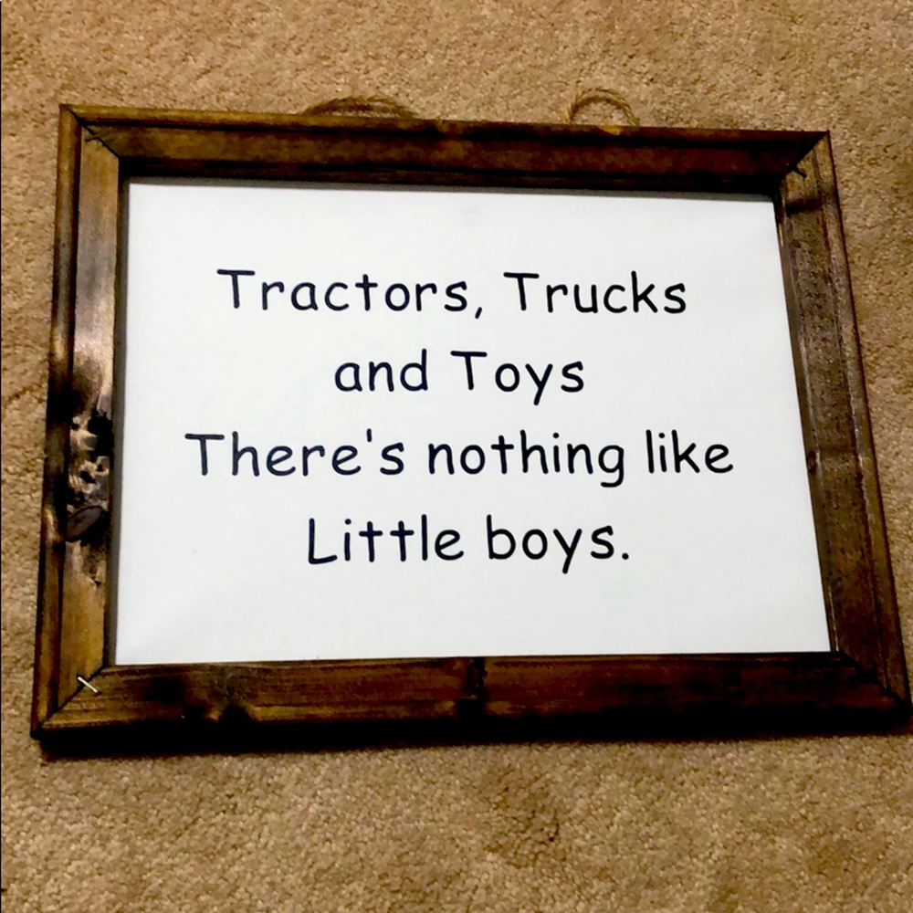 Handmade cute little boy room decor